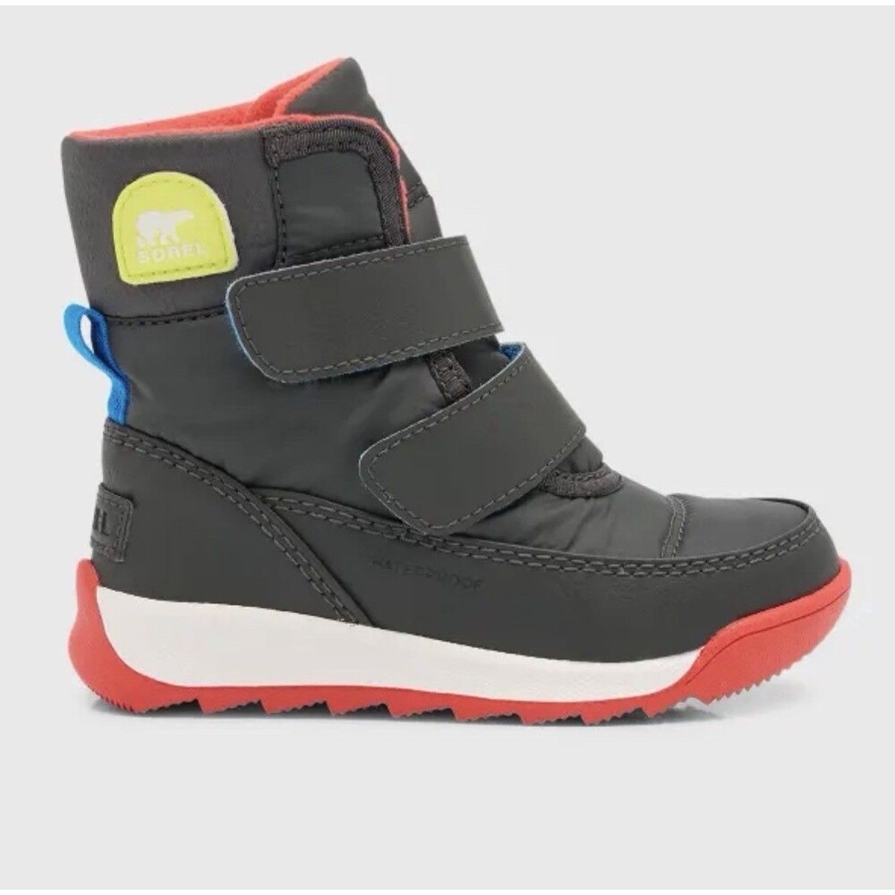 New Sorel Children's Toddler Size 4  EU 21 Whitney II Strap Boots Snow Blue Red